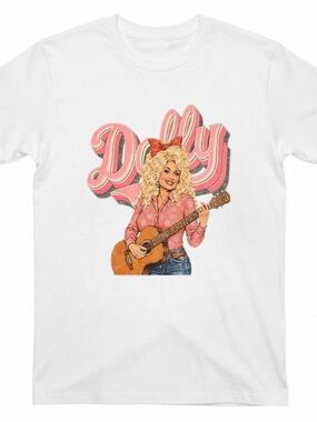 Gildan Shirt  with Polly Parton Graphic Tee